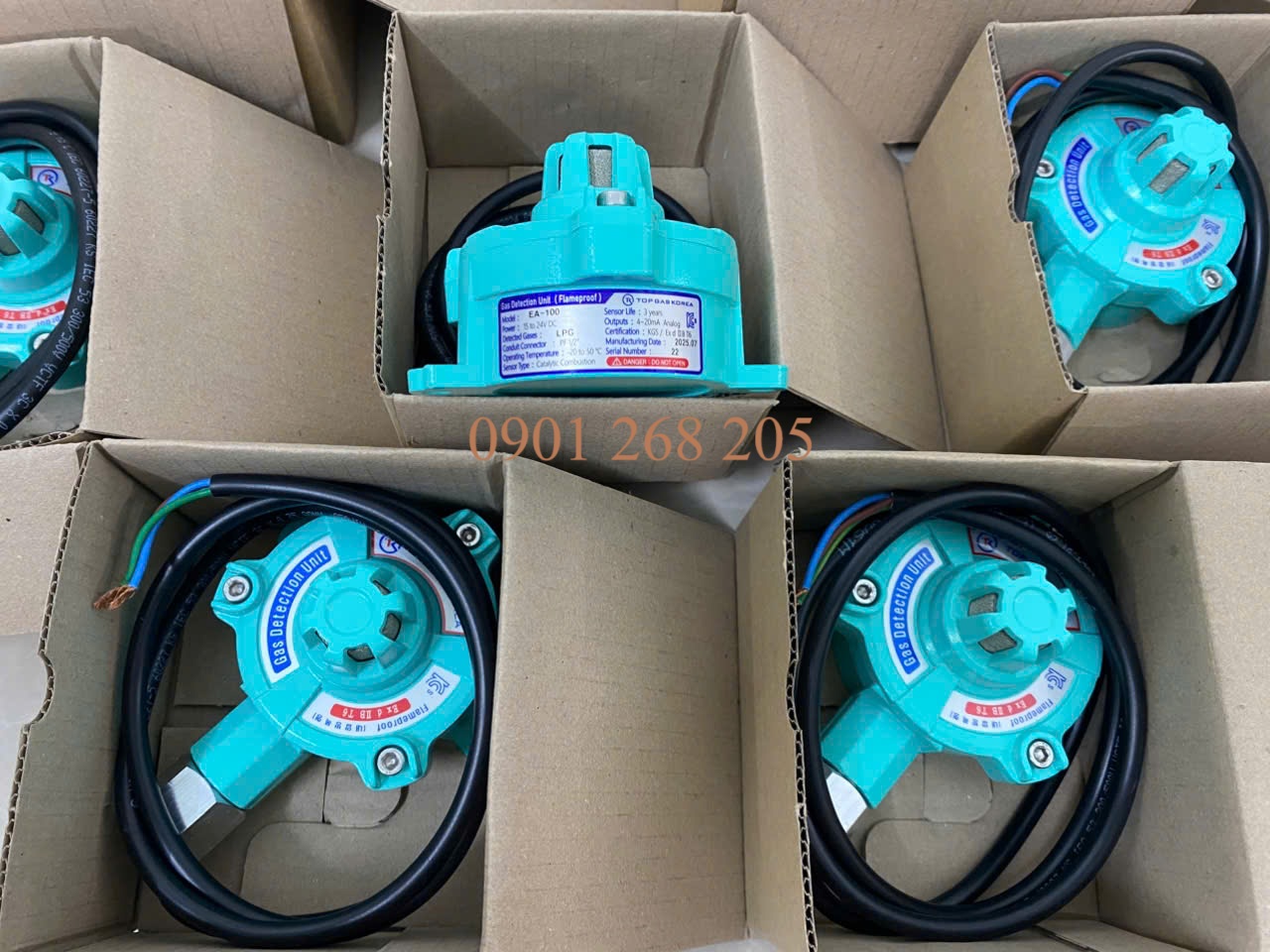 EA-100 gas detector topgas